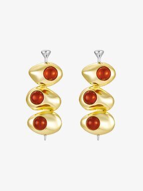 Extra Olives, No Martini Gold Earrings